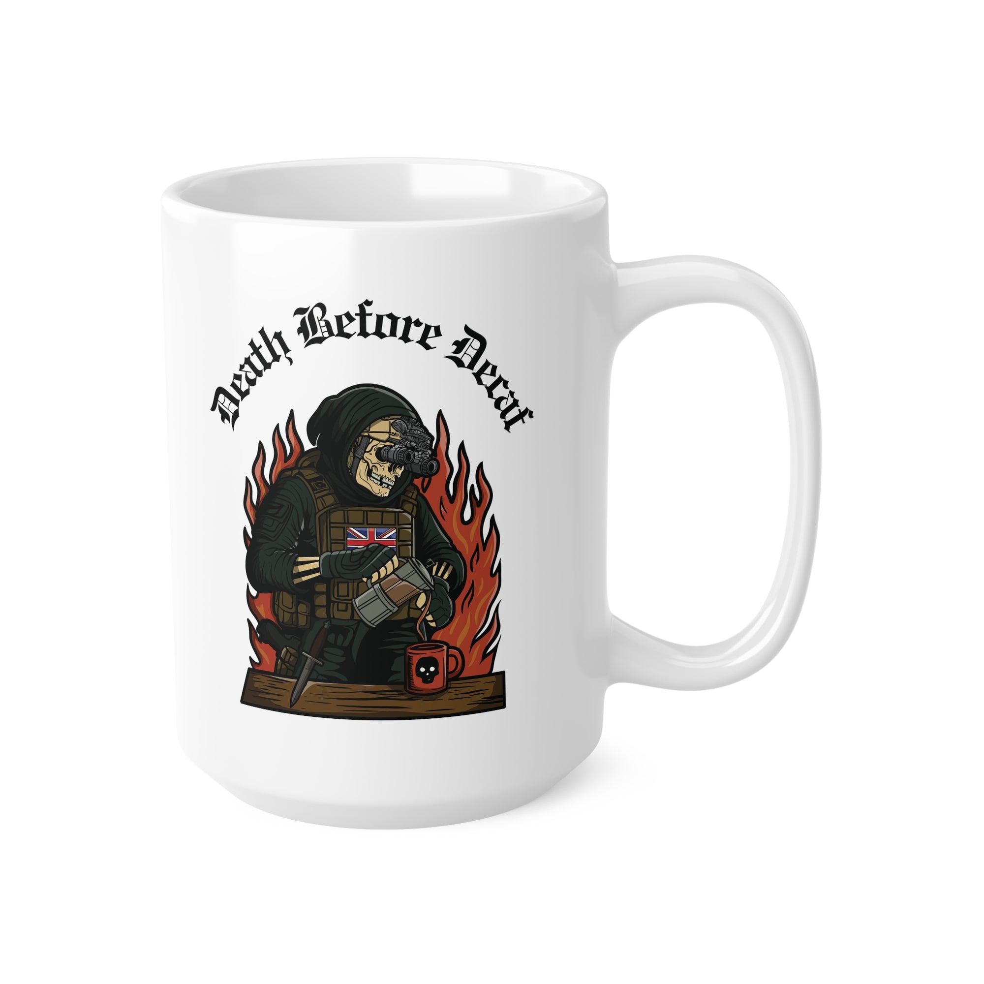 Death Before Decaf | 15oz Ceramic Mug