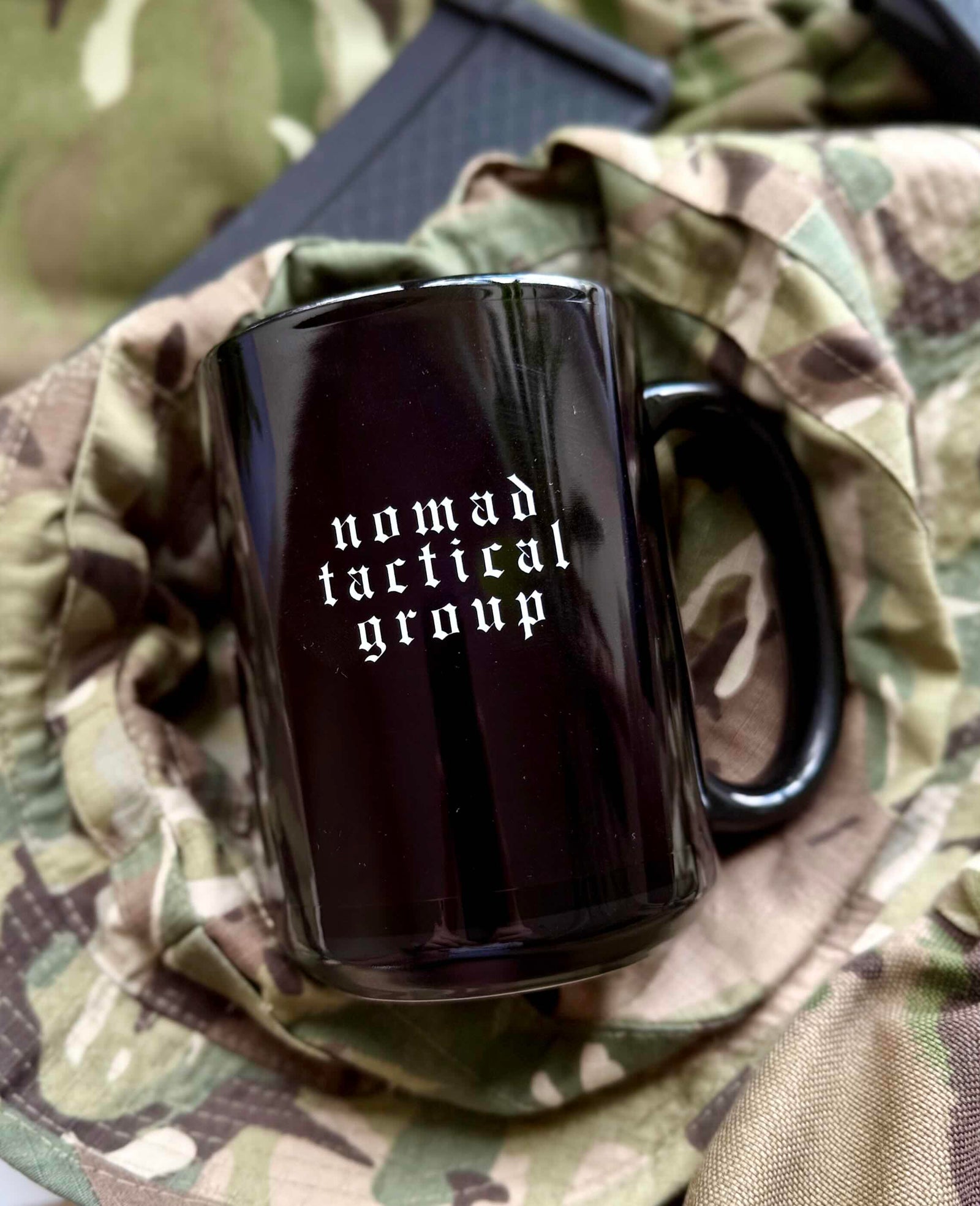 Caffeine & Covering Fire - 15oz Ceramic Mug